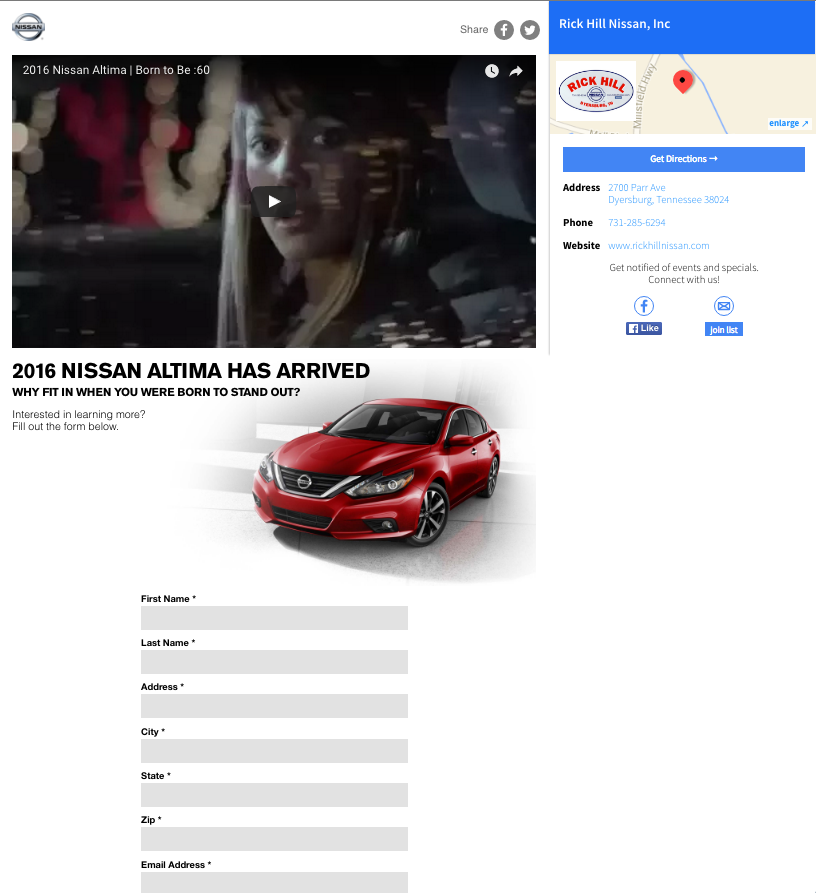 nissan marketing alignment