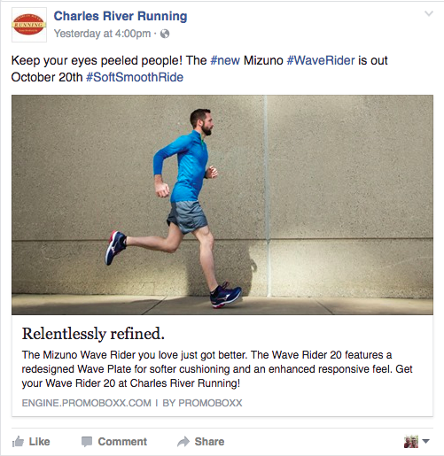 charles river running retail marketing