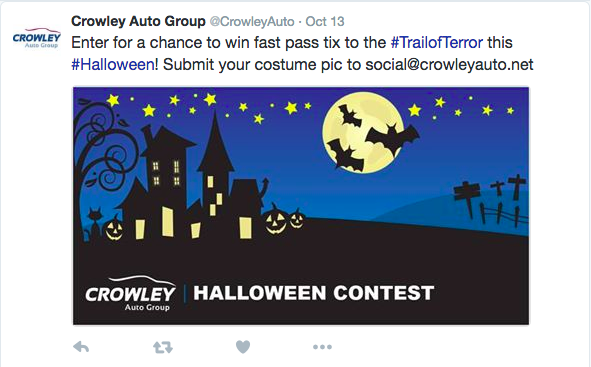 crowley automotive social media contest