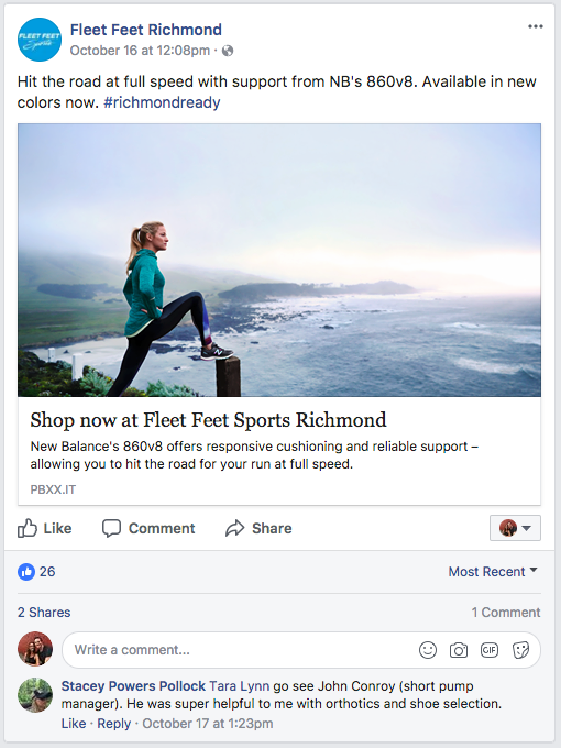 small business saturday New Balance Promoboxx